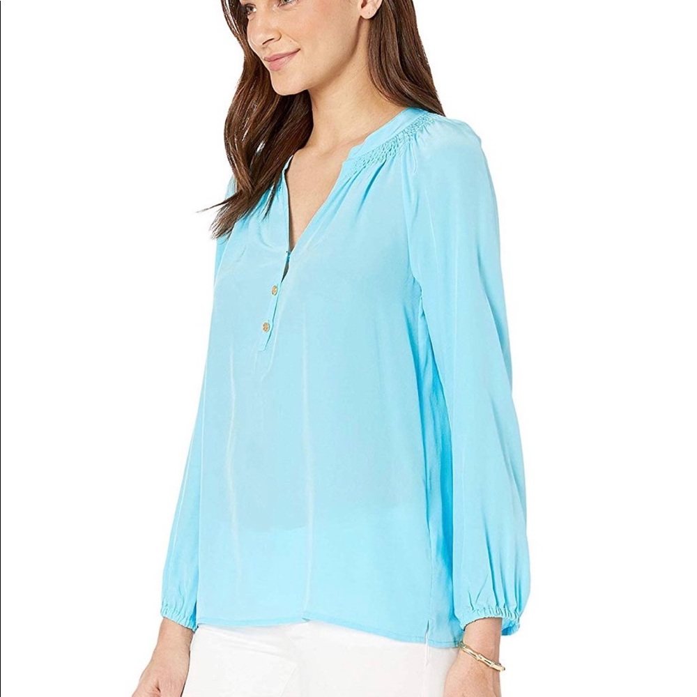 NWT Lilly Pulitzer Elsa Silk Top